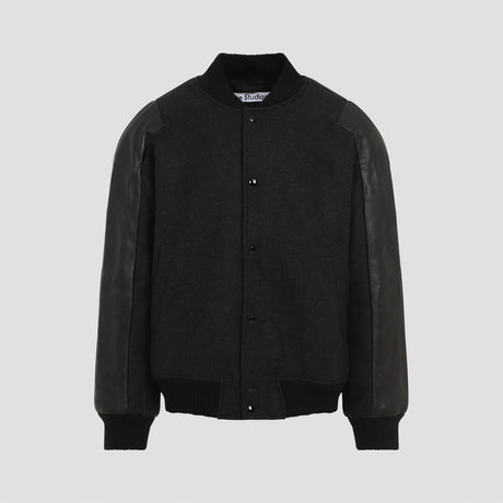 ACNE STUDIOS Men's Wool Bomber Jacket