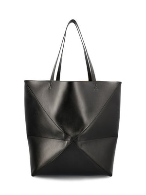 Túi xách đeo vai lớn Black PUZZLE FOLD cho nữ - SS24 Collection