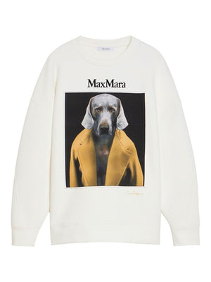 MAX MARA Printed Cotton Sweatshirt