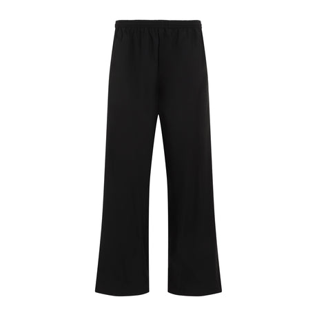 BALENCIAGA Sleek Wide Leg Cotton Pants for Men