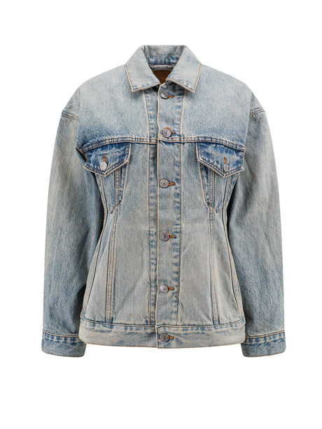 BALENCIAGA Hourglass Denim Jacket - Women