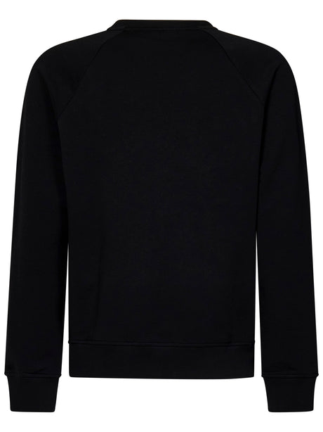 BALMAIN Organic Cotton Crewneck Sweatshirt for Men