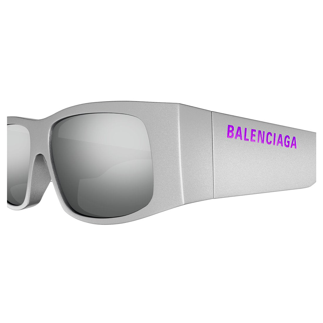 BALENCIAGA Timeless Silver Aviator Sunglasses - Unisex