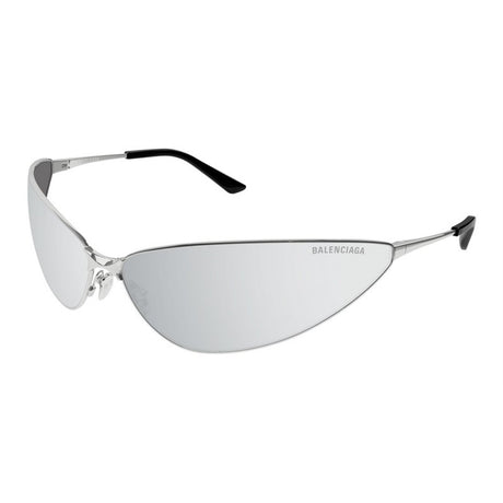 BALENCIAGA Sleek Silver Unisex Sunglasses