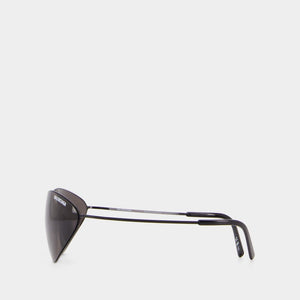 BALENCIAGA Sleek Silver Unisex Sunglasses