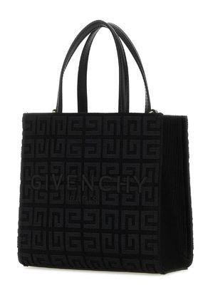 GIVENCHY Mini Black Cotton-Acrylic Tote Bag for Women - Spring/Summer 2024 Collection