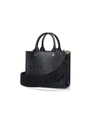 Mini G-Tote Handbag cho Phụ nữ với màu Đen cổ điển