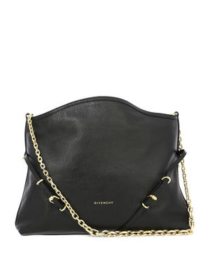 GIVENCHY "VOYOU CHAIN"Black Shoulder Handbag for Women - SS24