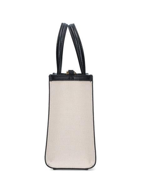 GIVENCHY Mini Framed Beige Tote Handbag with Chain Strap for Women