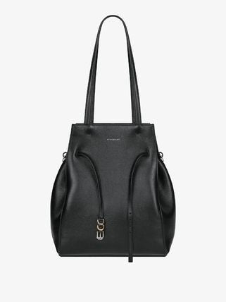 GIVENCHY Women's Black Calf Leather Small North-South Tote Handbag