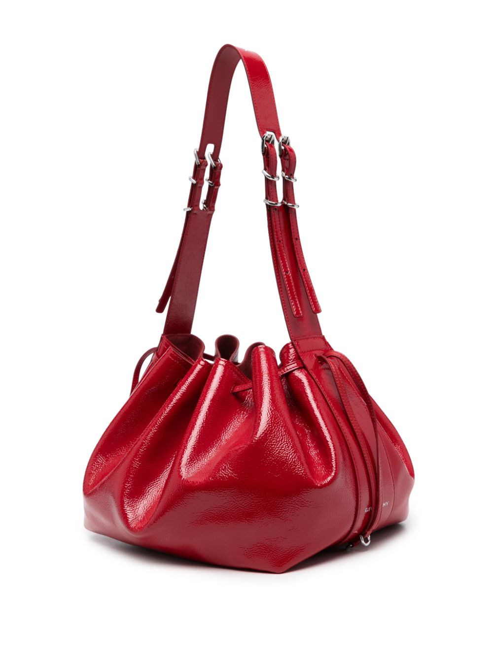 GIVENCHY Medium Leather Drawstring Shoulder Handbag