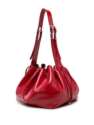 GIVENCHY Medium Leather Drawstring Shoulder Handbag