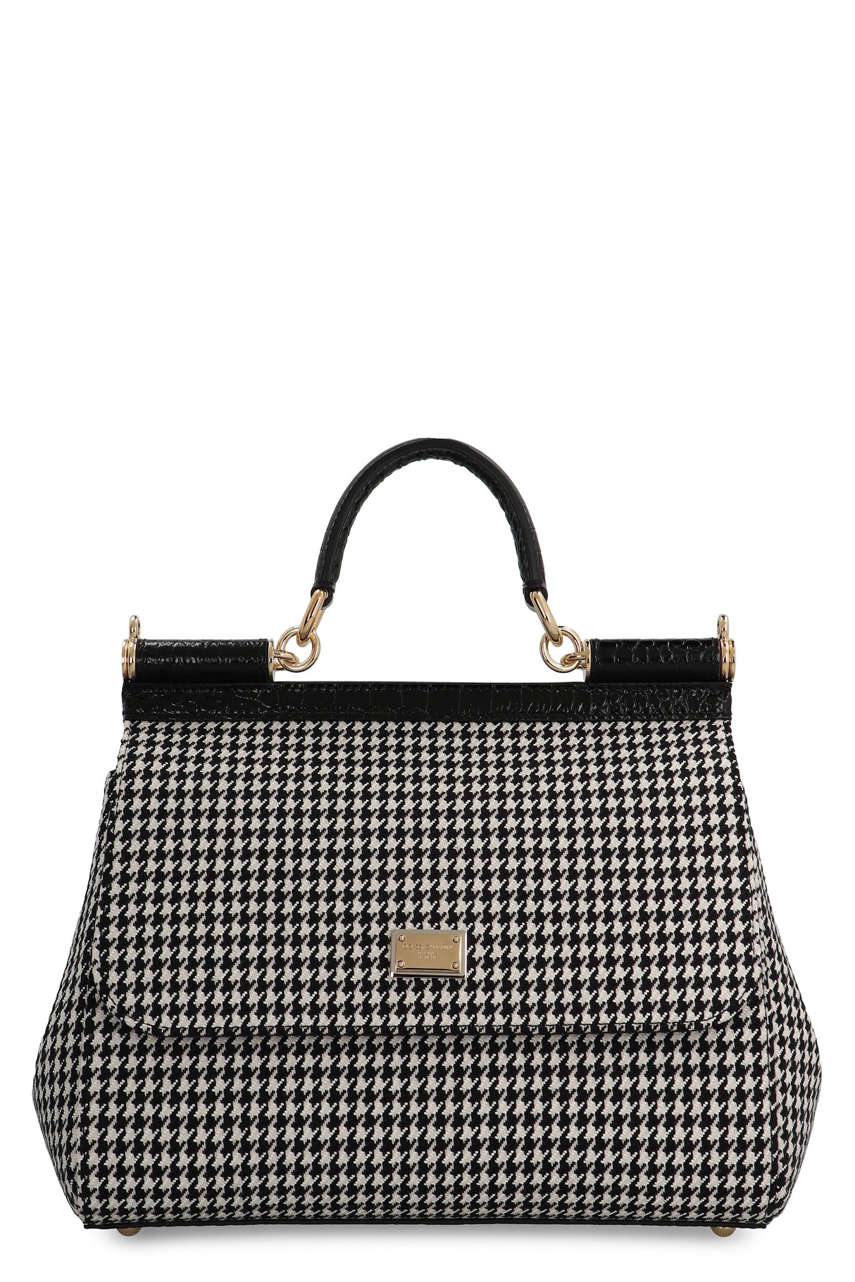 Túi Xách Grande Họa Tiết Houndstooth - 25 CM