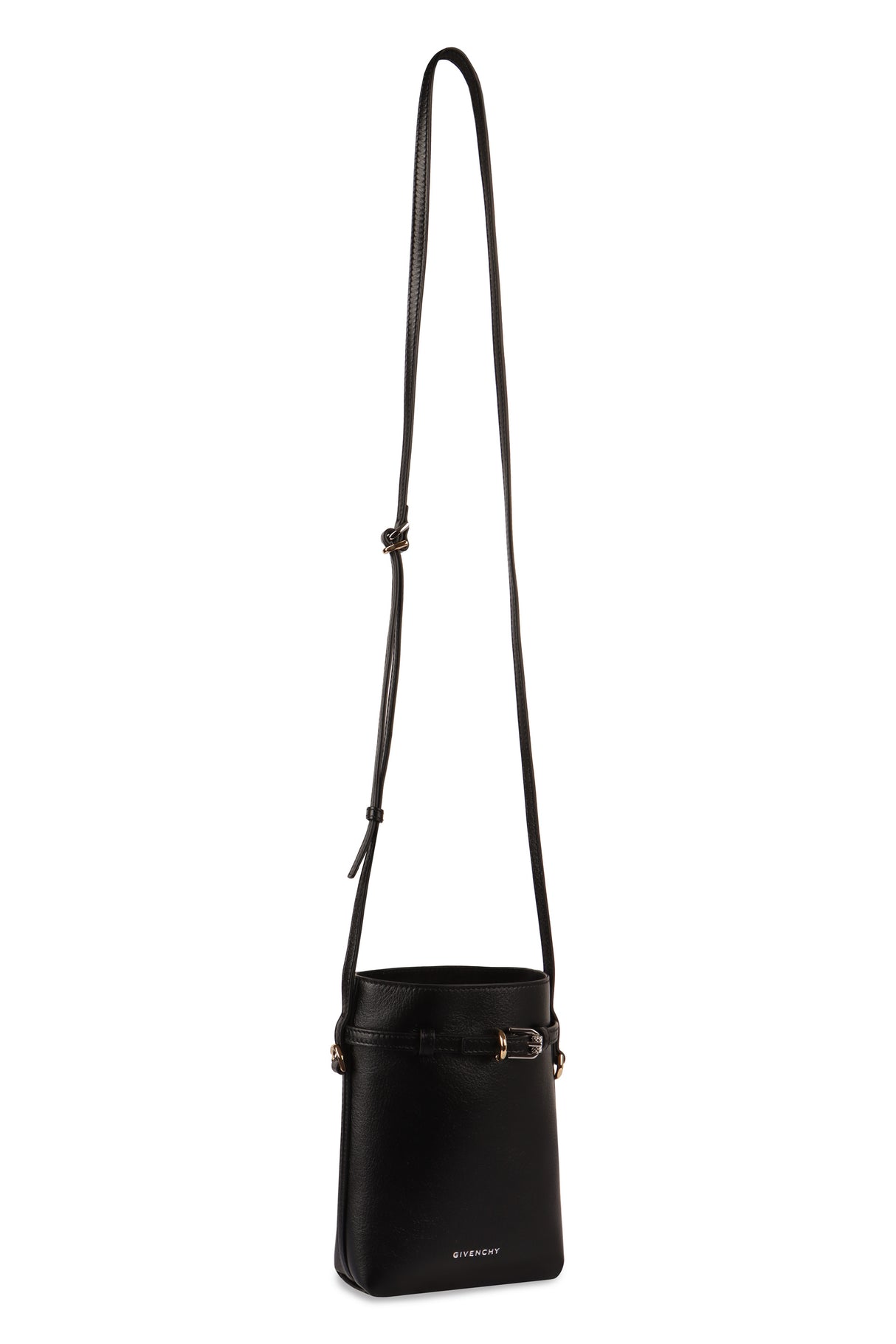 GIVENCHY Mini Leather Crossbody Phone Holder