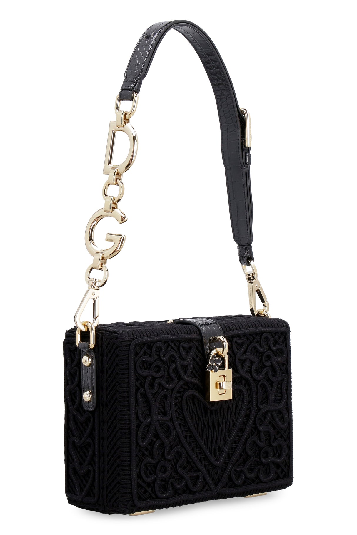 DOLCE & GABBANA Sophisticated Black Borsa a Mano for Women - SS22 Collection