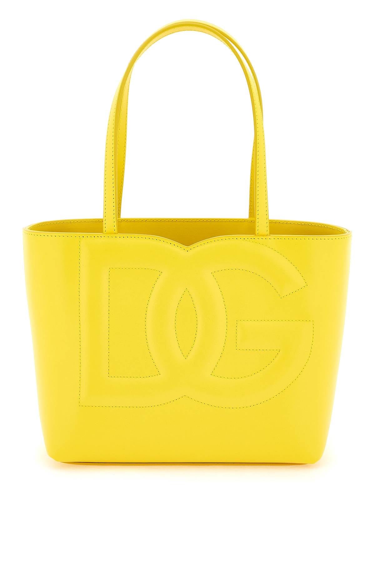 DOLCE & GABBANA Mini Luxe Leather Tote Handbag