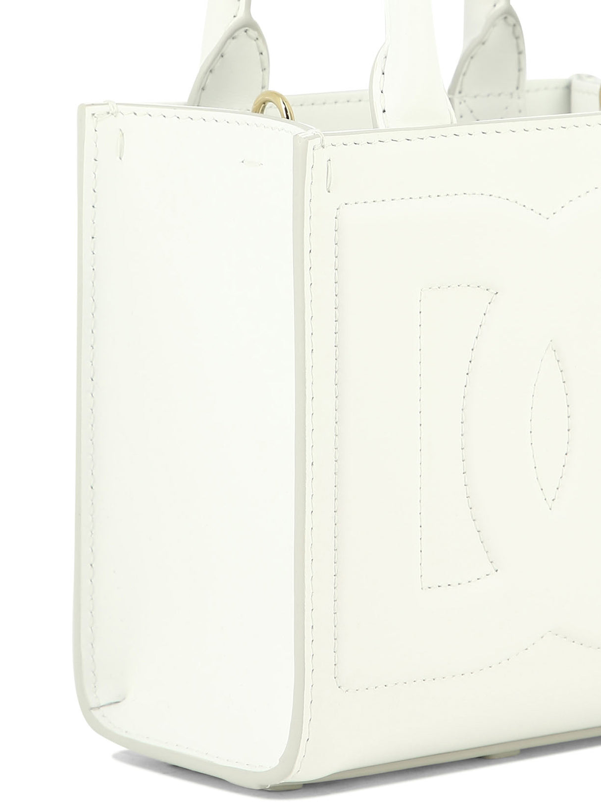 DOLCE & GABBANA Stylish 24SS Shoulder Tote Bag in Crisp White for Women