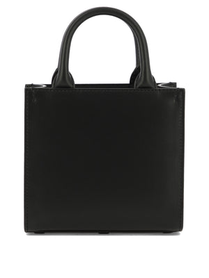 DOLCE & GABBANA Black Leather Shoulder Handbag for Women - SS24 Collection