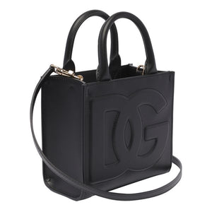 DOLCE & GABBANA Embossed Raffia Mini Tote - FW23