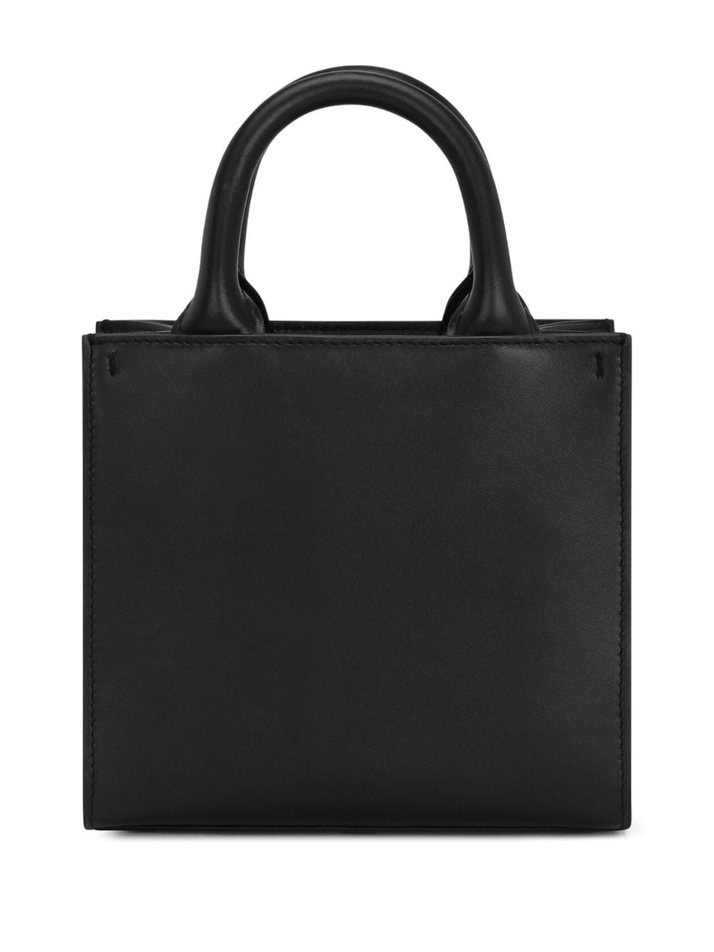 DOLCE & GABBANA Black Leather Tote Handbag for Women - SS24 Collection