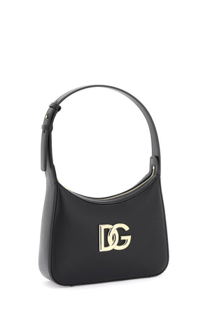 DOLCE & GABBANA Mini Black Leather Shoulder Handbag