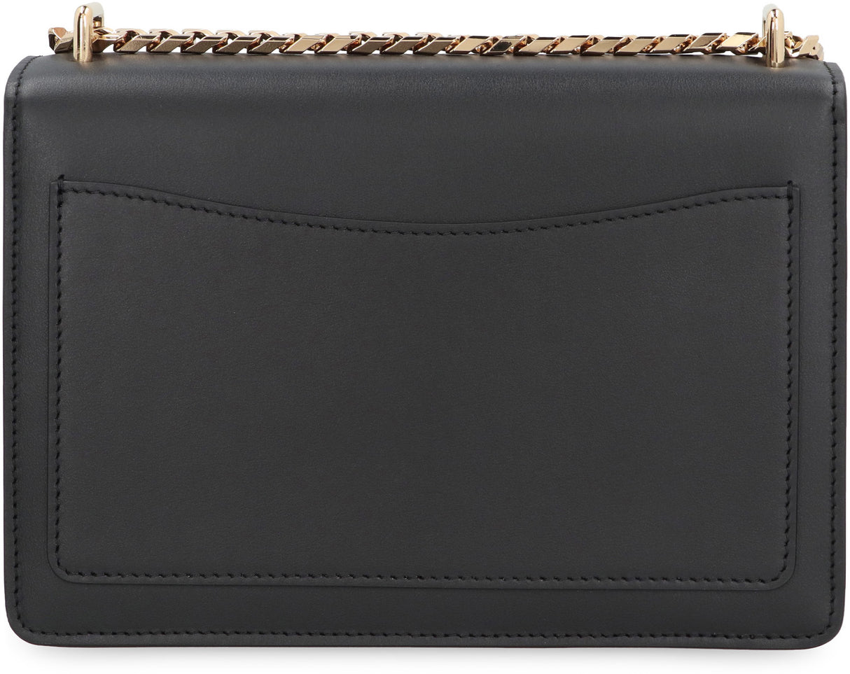 DOLCE & GABBANA Luxury Black Leather Crossbody Handbag for Women