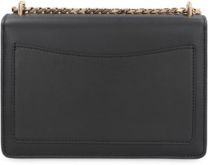 DOLCE & GABBANA Luxury Black Leather Crossbody Handbag for Women