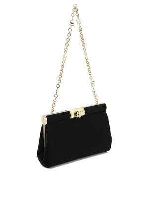 Stylish Black Shoulder Bag for Women - 24SS Collection by Dolce & Gabbana