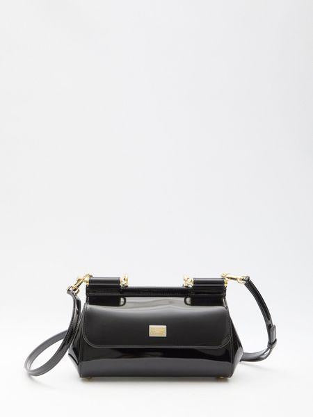 DOLCE & GABBANA Extended Sicily Handbag in Glossy Leather