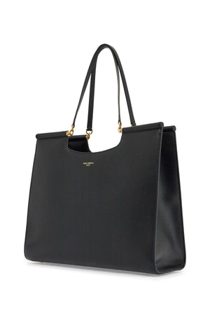 DOLCE & GABBANA Large Leather Tote Handbag