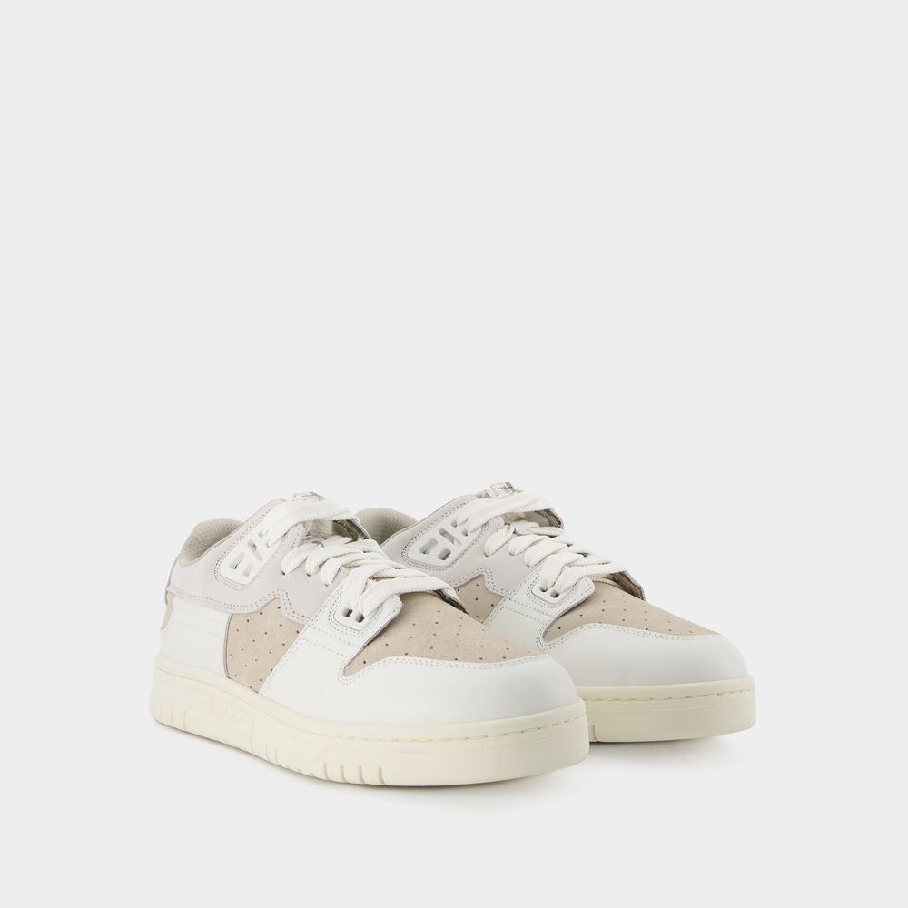 ACNE STUDIOS 08STHLM Low ES Mix White Leather Sneaker