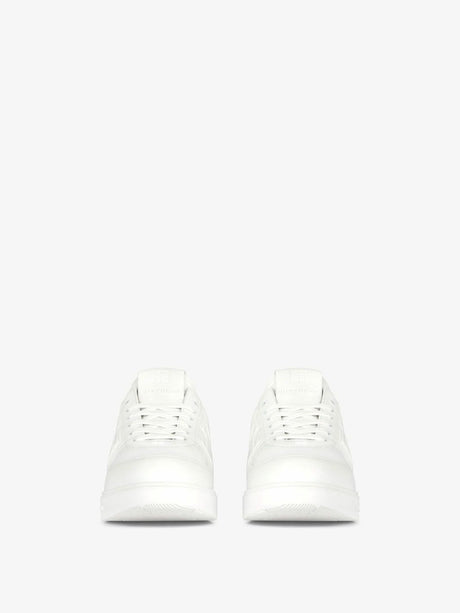 GIVENCHY SS23 White Leather G4 Basket Sneakers for Women