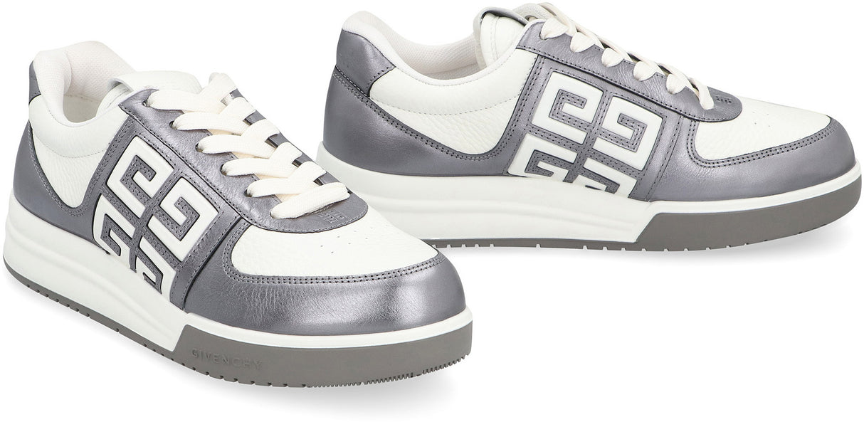 GIVENCHY White Leather Low-Top Sneakers for Women