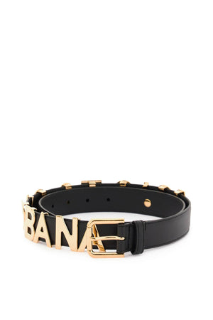 Let's shine with DOLCE & GABBANA's Women's Leather Belt from the SS23 Collection