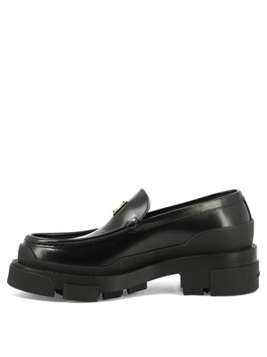 GIVENCHY Elegant Terra Leather Loafers