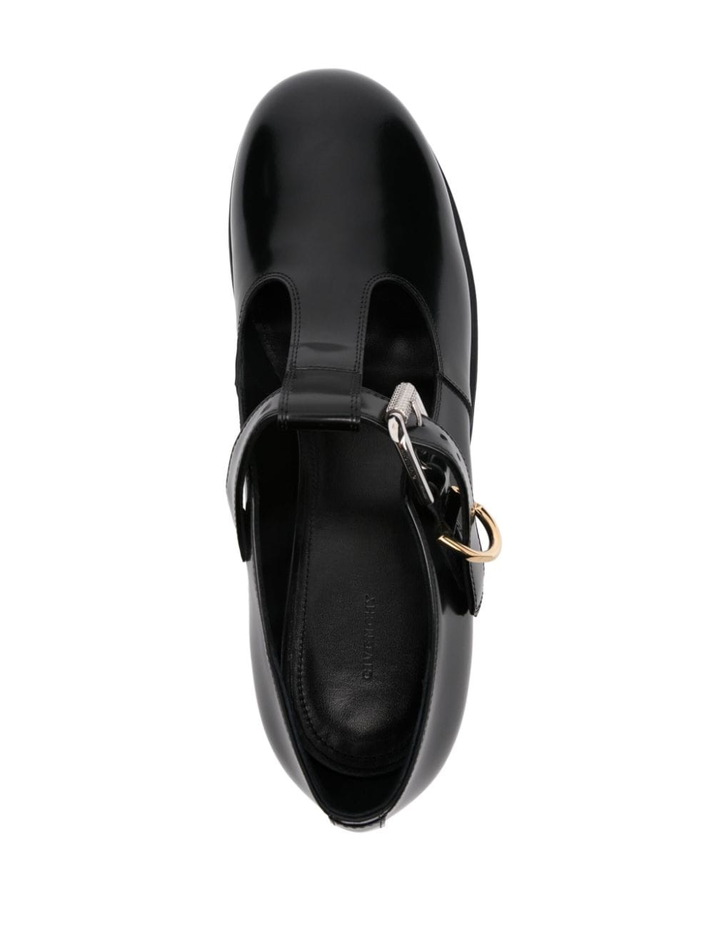 GIVENCHY Chic Leather Baby Pumps with Cut-Out Detailing