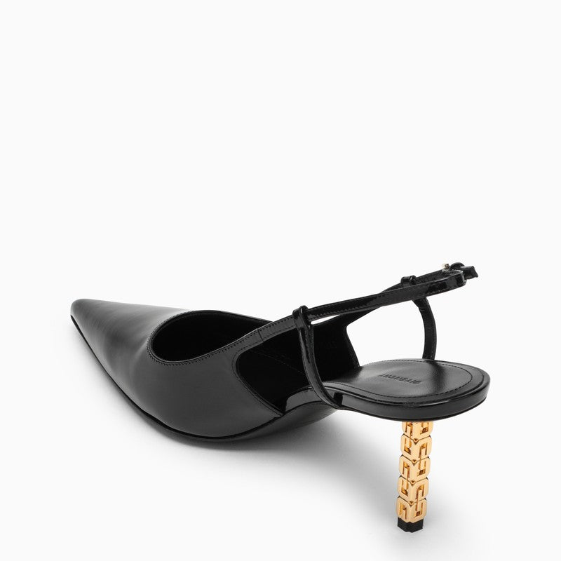 GIVENCHY Sleek and Sophisticated Patent Leather Slingback Pumps