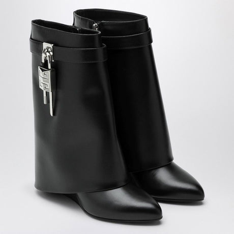 GIVENCHY Chic Leather Shark Lock Ankle Boot