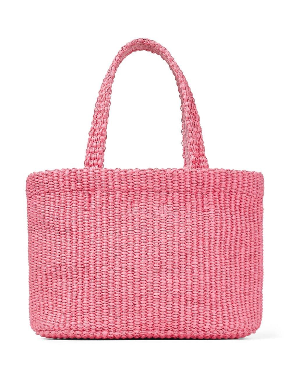 JIMMY CHOO Women's Candy Pink Mini Tote Handbag for Spring/Summer 2024