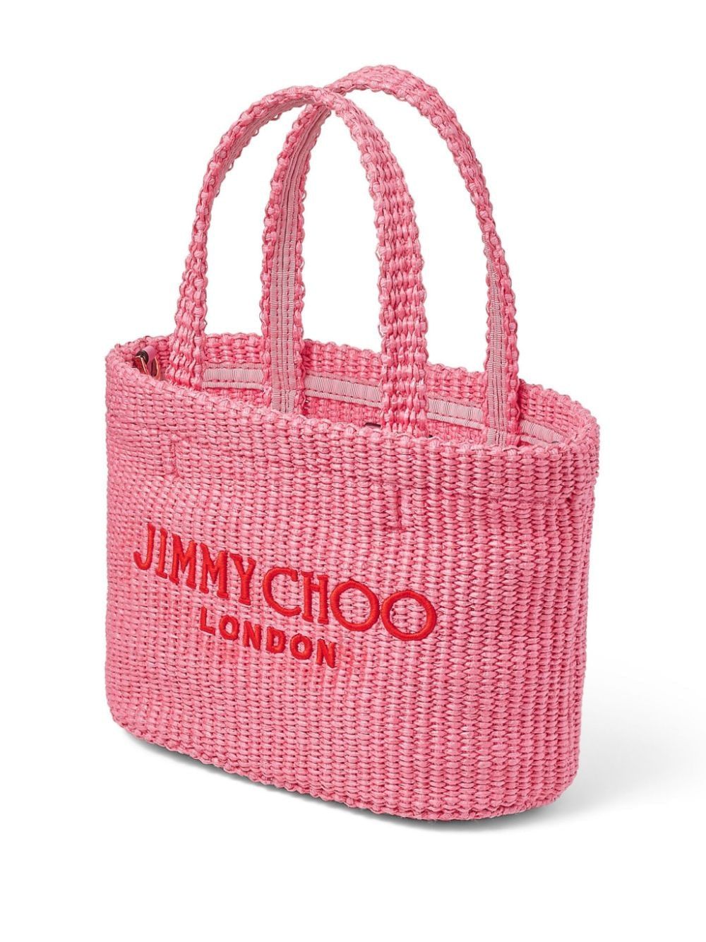 JIMMY CHOO Women's Candy Pink Mini Tote Handbag for Spring/Summer 2024