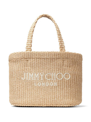 JIMMY CHOO Women's Candy Pink Mini Tote Handbag for Spring/Summer 2024