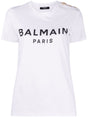 BALMAIN Printed 3-Button T-Shirt for Women