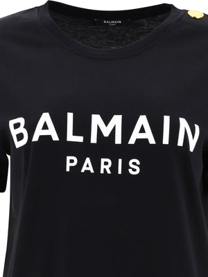 BALMAIN 24SS Tunic Tops for Women - Sleek and Sophisticated Black