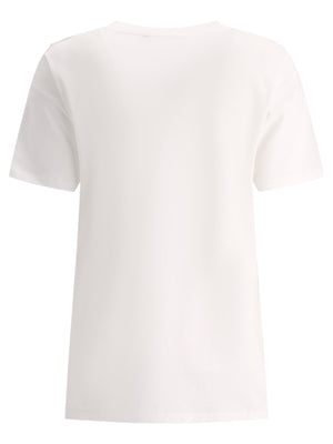 BALMAIN Simple White T-Shirt - SS24