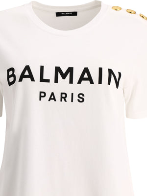 BALMAIN Simple White T-Shirt - SS24