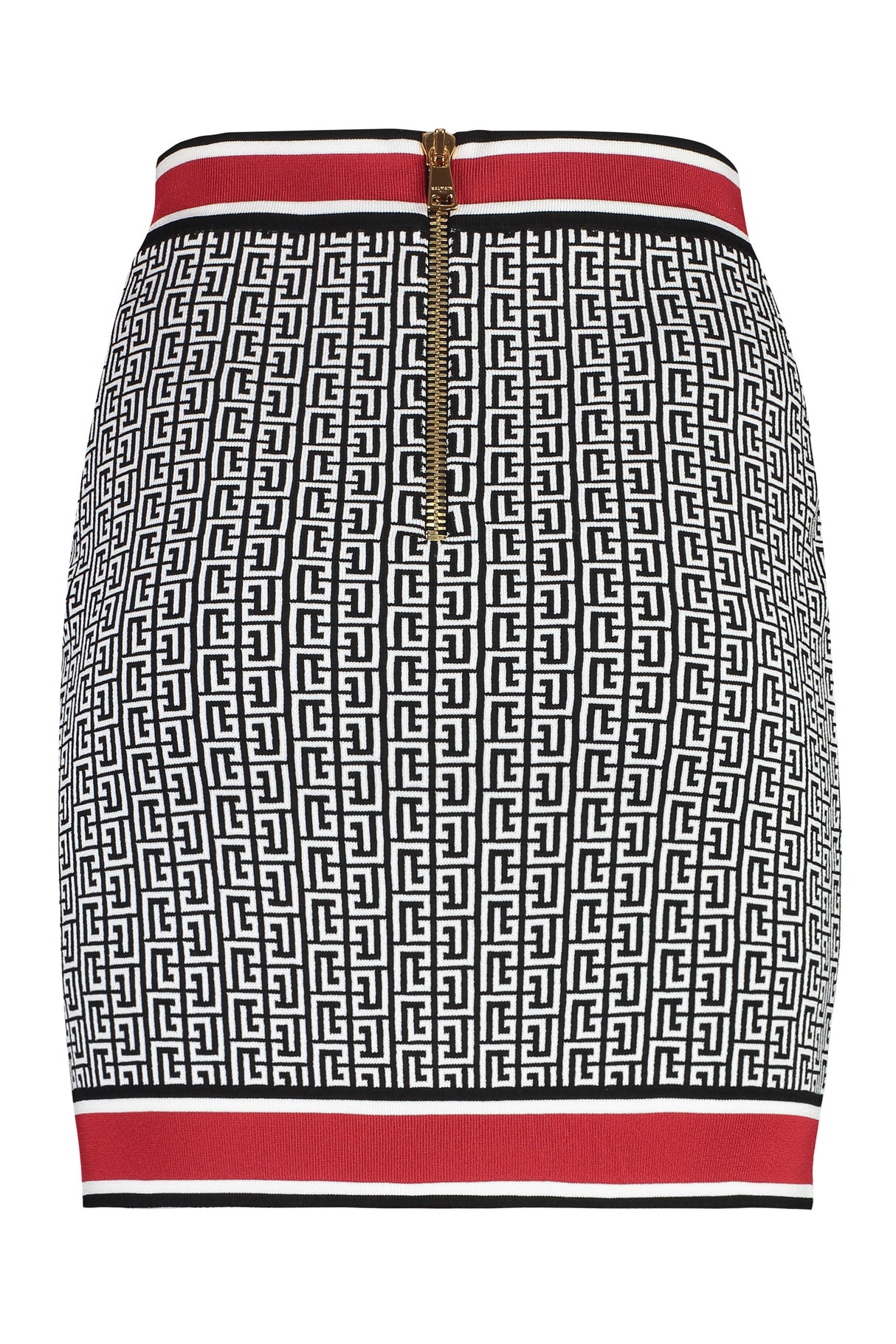 BALMAIN Multi-Coloured Knit Miniskirt for Women