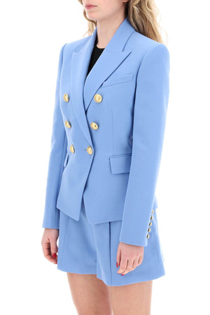 BALMAIN Elegant Emerald Suit Jacket for Women - 24SS Collection