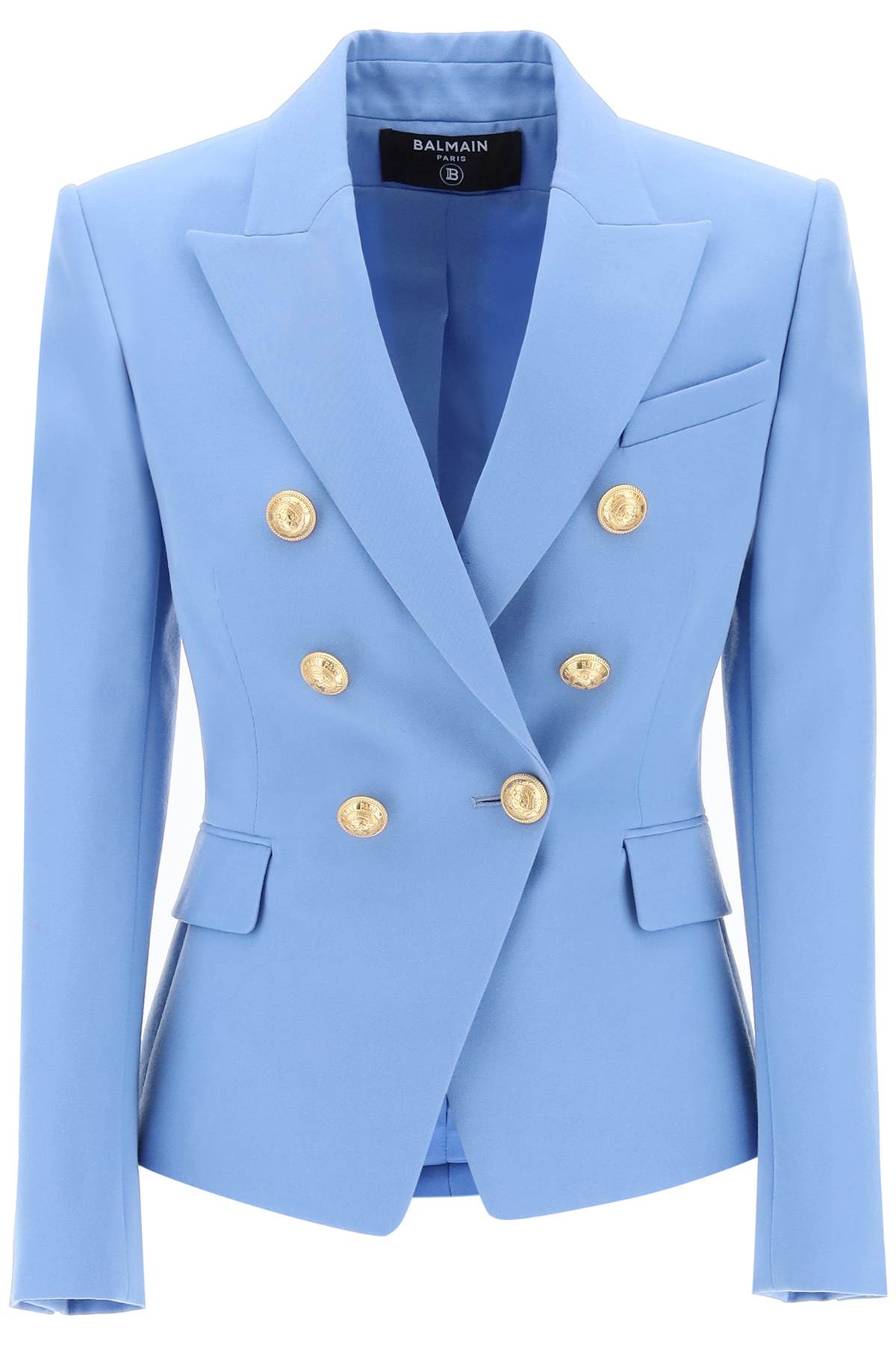 BALMAIN Elegant Emerald Suit Jacket for Women - 24SS Collection