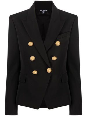 BALMAIN Double-Breasted Wool Jacket