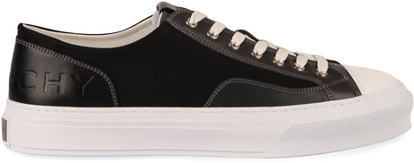 GIVENCHY Urban Canvas and Leather Sneakers